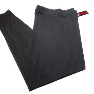 32 DEGREE HEAT - Black Women’s Ribbed Leggings. Size XXL New With Tags